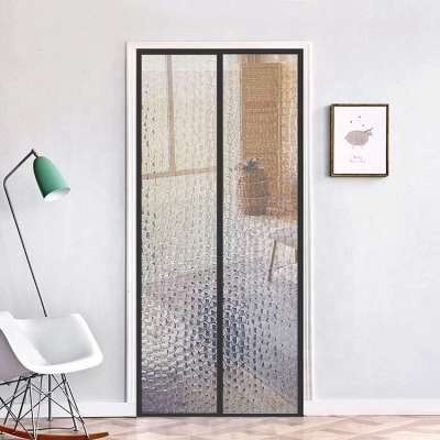 Curtain Knot Magnetic Thermal Insulated PVC Screen Door Curtain For Bedroom